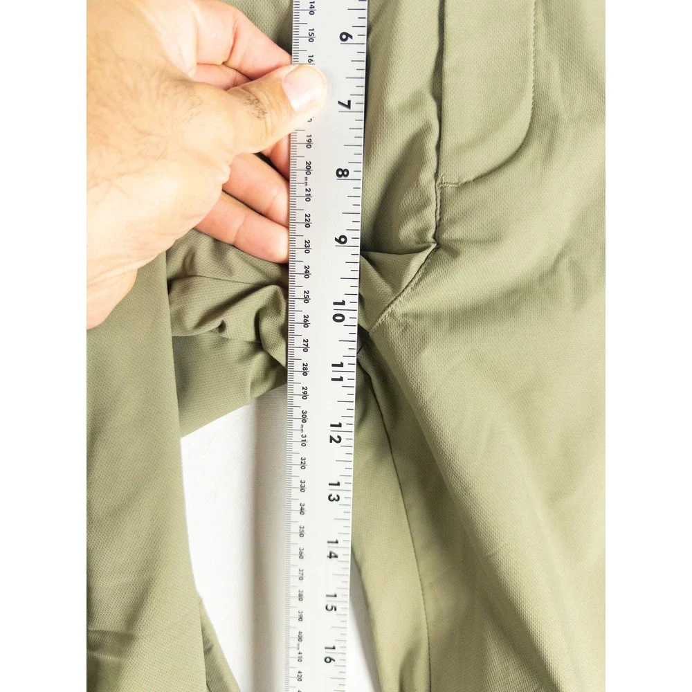 Banana Republic Slim Fit Chino Pants Mens 34x32 Olive Green Stretch Minimalist